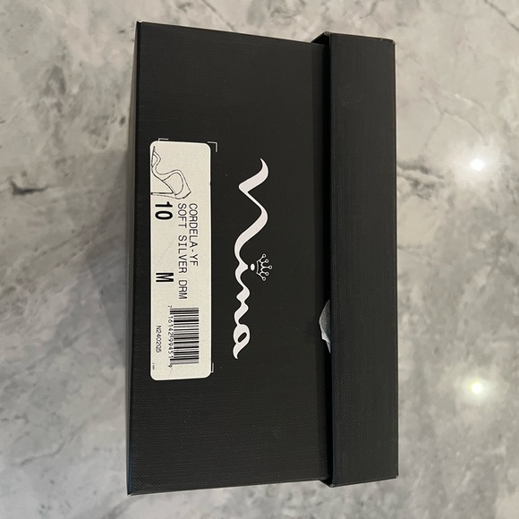 Nina Sparkling soft silver high heels Special Occasions, Grad, Wedding - Picture 5 of 7